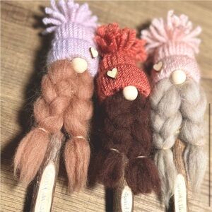 ❤️Handmade Wooden Gnome Pencils